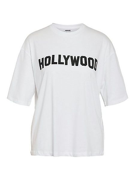 Noisy may T-Shirt Hollywood Schriftzug mit Rückenprint NMMILLIE HOLLYWOOD S günstig online kaufen