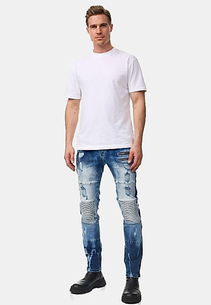 Rusty Neal Slim-fit-Jeans "MISATO" im modischen Used-Look günstig online kaufen
