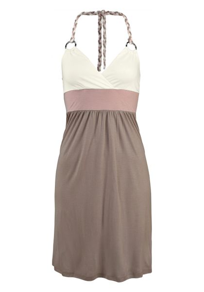Beachtime Strandkleid mit Color-Blocking-Optik, Neckholderkleid, Minikleid günstig online kaufen