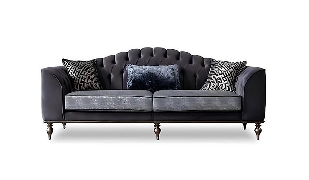 Xlmoebel Sofa Moderne Designer-Couch Chesterfield mit drei Sitzplätzen in G günstig online kaufen