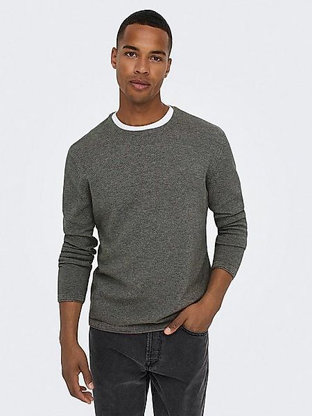ONLY & SONS Longsleeve Rundhals Regular Fit bequem ONSMORTEN REG LS TEE günstig online kaufen