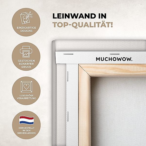 OneMillionCanvasses® Leinwandbild Kinder - Regenbogen - günstig online kaufen