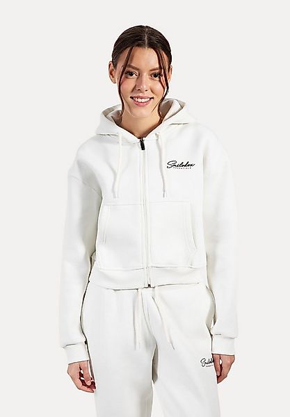 Smilodox Kapuzenstrickjacke Enara, Strickjacke mit Frontzipper und Kängurut günstig online kaufen