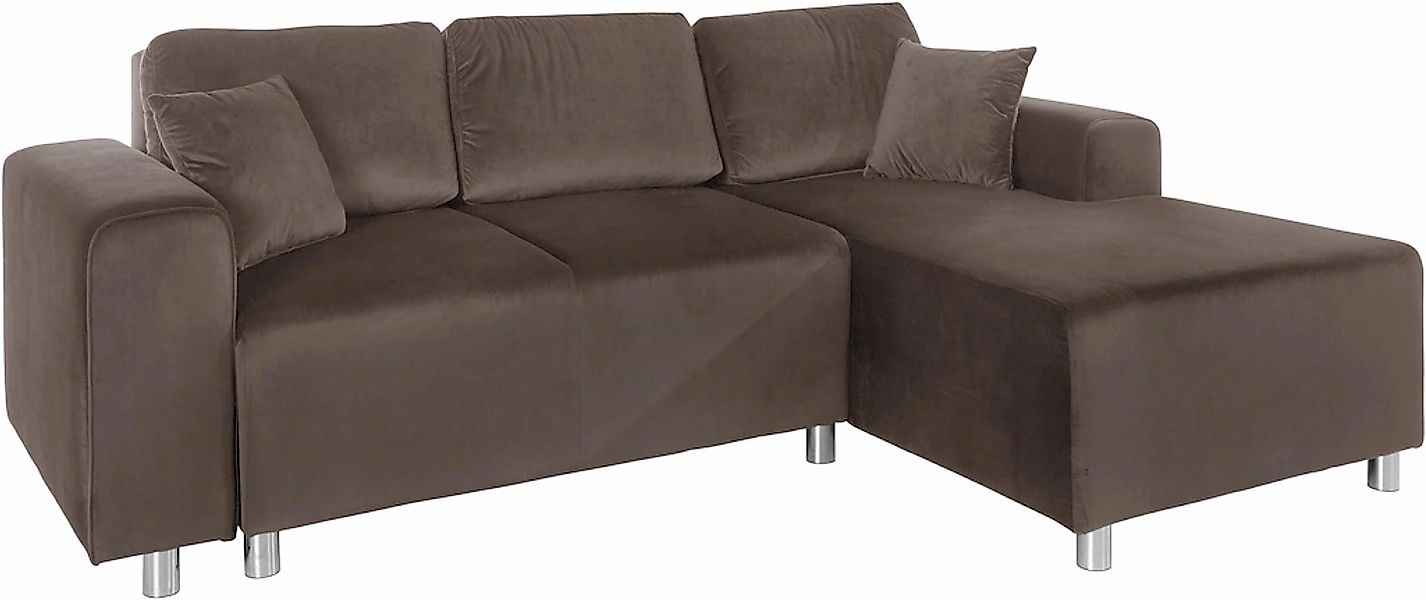 Home affaire Ecksofa "Györ" L-Form, wahlweise mit Bettfunktion und Bettkast günstig online kaufen