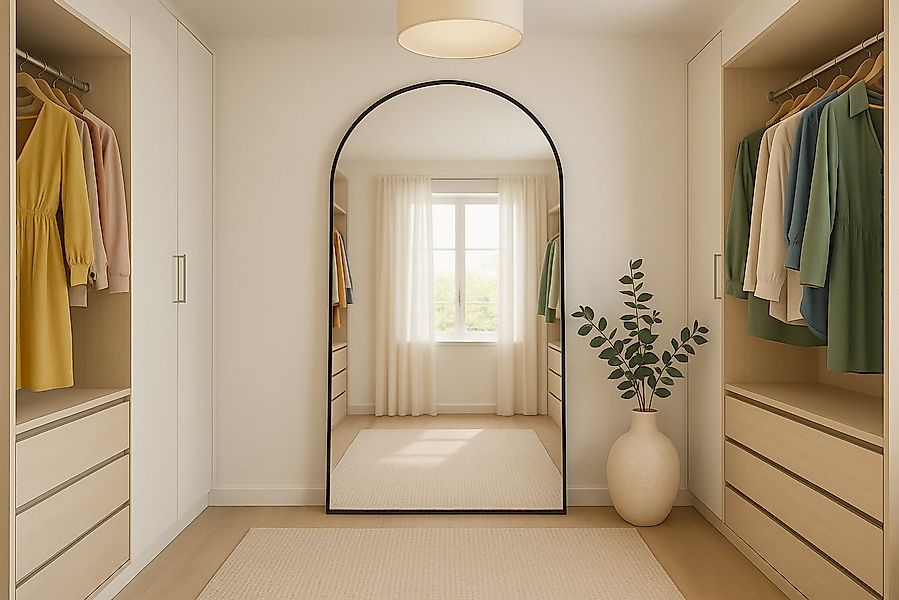 BOURGH Ganzkörperspiegel ONIRIQUE 190 x 110cm gebogener Standspiegel - Anle günstig online kaufen