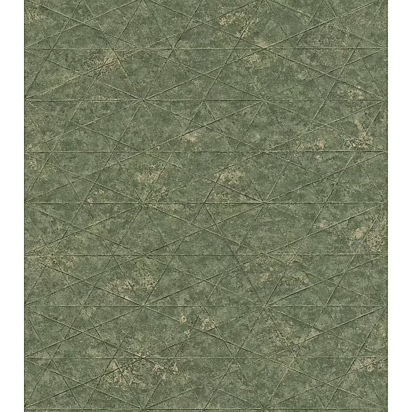 Rasch Vliestapete Composition 554359 Graphik Olivgrün 10,05 mx0,53m günstig online kaufen