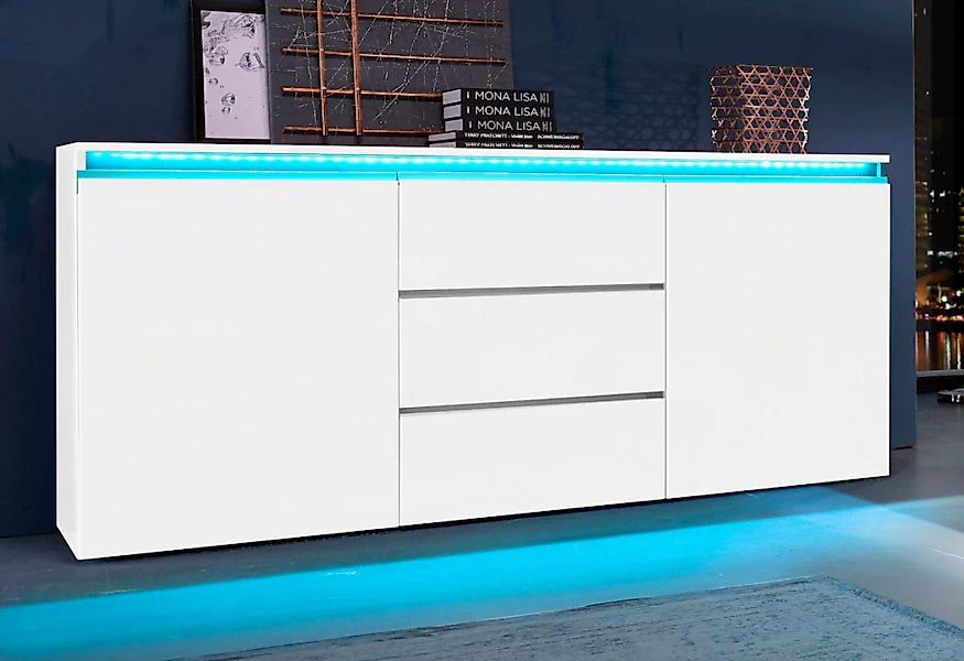 INOSIGN Sideboard "Magic, Kommode, Schrank, Kredenz", mit 2 Türen und 3 Sch günstig online kaufen