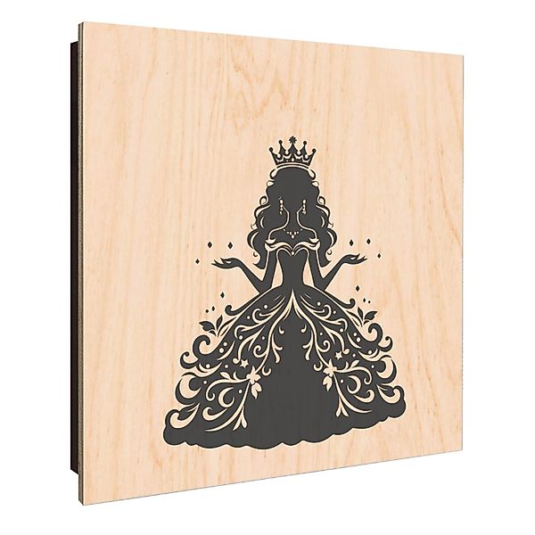 Banjado Großer Schlüsselkasten Holz 30x30cm Schwarz Scharnier Links 50 Hake günstig online kaufen