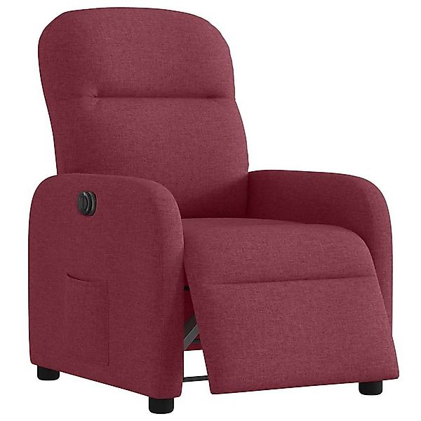vidaXL Sessel Relaxsessel Elektrisch Weinrot Stoff günstig online kaufen
