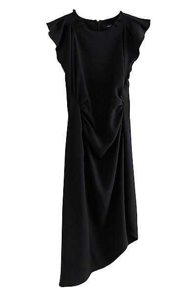Next Midikleid Kurzärmeliges Midikleid mit Rüschen günstig online kaufen