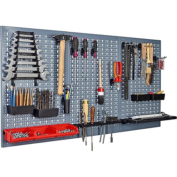 KÜPPER Lochwand Küpper 70100 Stahlblech-Lochwand 3-teilig (B x H) 120 cm x günstig online kaufen