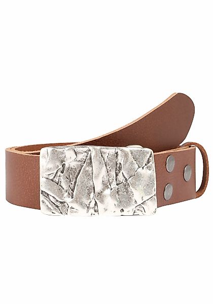 Rettungsring Gürtel Ledergürtel mit austauschbarer Schließe "Felswand Silbe günstig online kaufen