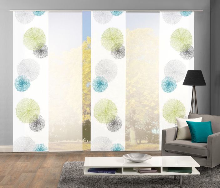 HOME WOHNIDEEN Schiebegardine "SCOPPIO" Paneelwagen 5 Stk. tlg. HxB: 245x60 günstig online kaufen