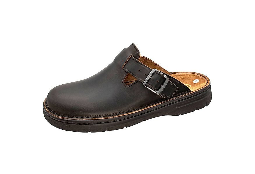 Fischer-Markenschuh Claudio Pantolette gefettetes Nappaleder, gepolstertes günstig online kaufen