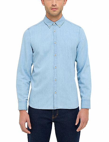 MUSTANG Langarmhemd "Herren Style Cullman" günstig online kaufen