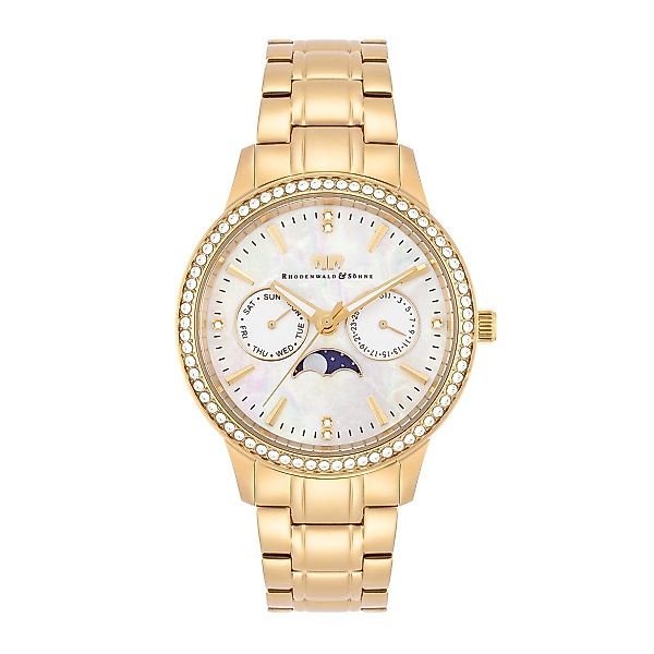 Rhodenwald & Söhne Multifunktionsuhr Amidala gelbgold, günstig online kaufen