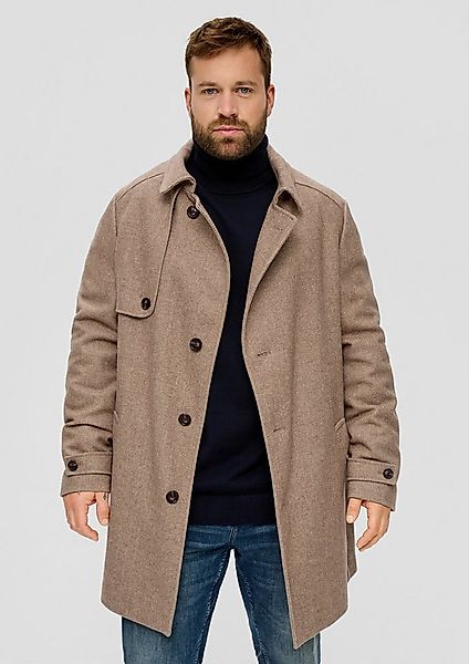 s.Oliver Funktionsmantel Outdoor-Mantel Gefütterter Mantel aus Wollmix günstig online kaufen