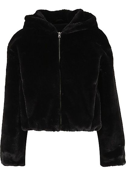 URBAN CLASSICS Sweatjacke Urban Classics Ladies Full Zip Faux Fur Hoodie günstig online kaufen