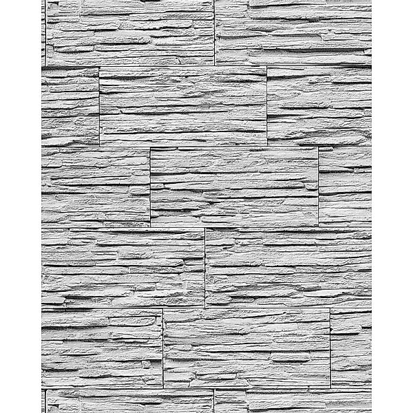 EDEM 1003-32 Tapete Steintapete Naturstein Bruchstein hochwaschbar Grau 10, günstig online kaufen
