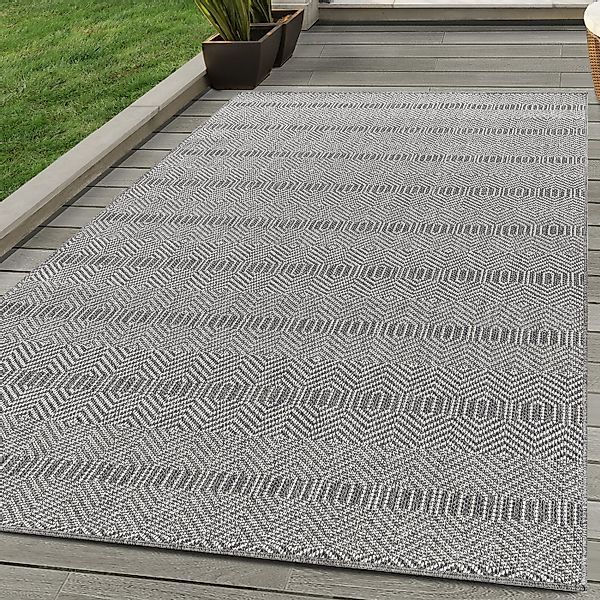Carpettex Outdoorteppich Boho-Design, Läufer, Höhe: 7 mm, Outdoor Teppich B günstig online kaufen
