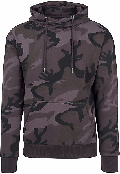 URBAN CLASSICS Kapuzensweatshirt "Urban Classics Herren High Neck Camo Hood günstig online kaufen
