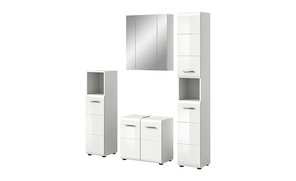 Badkombination   ¦ weiß ¦ Maße (cm): B: 150 H: 185 Schränke > Badschränke > günstig online kaufen