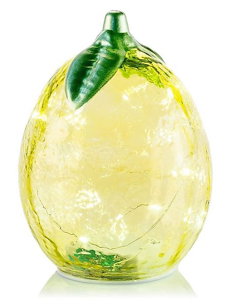 Dekorieren macht glücklich Dekoobjekt LED Deko "Limon" Zitrone mit 15 Micro günstig online kaufen