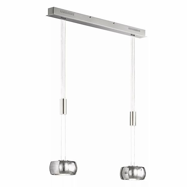 Fischer-Honsel Pendelleuchte ¦ silber ¦ Maße (cm): B: 20 H: 160 T: 65 Lampe günstig online kaufen