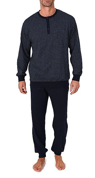 Normann Pyjama Normann Herren Langarm Schlafanzug mit Bündchen – auch in Üb günstig online kaufen