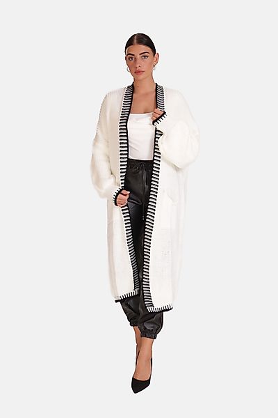 Elara Cardigan Elara Langer Damen Oversize günstig online kaufen