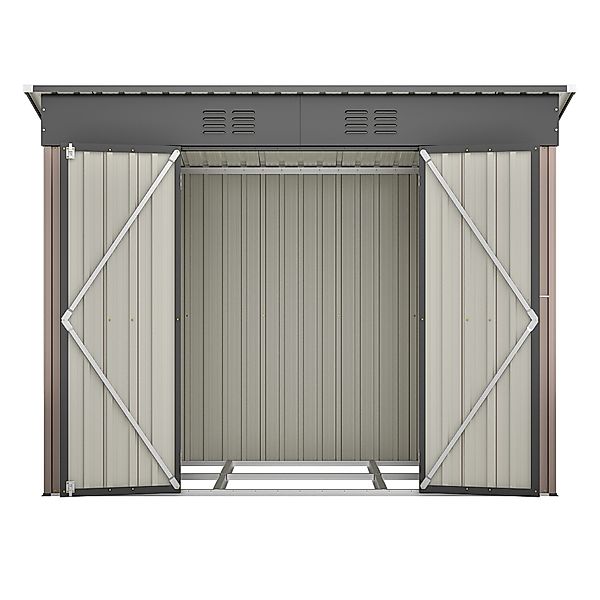 Gotagee Gerätehaus 8x4 FT Metall Gerätehaus günstig online kaufen