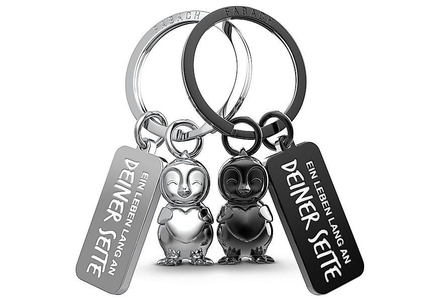 FABACH Schlüsselanhänger Partneranhänger Frosty mit Herz - Pinguin Schlüsse günstig online kaufen