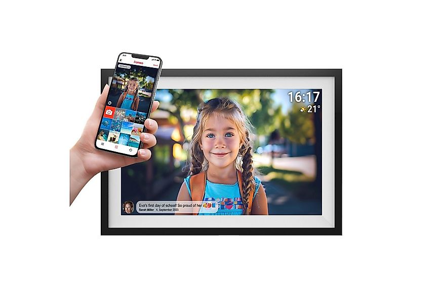 Denver PFF-1516 Digitaler Bilderrahmen (39.6 cm/15.6 ", 16 GB) günstig online kaufen