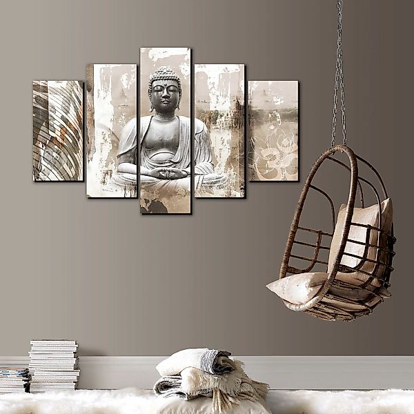 Art for the home Leinwandbild "Buddha XXL", Buddha-Buddhafigur-Buddhismus, günstig online kaufen