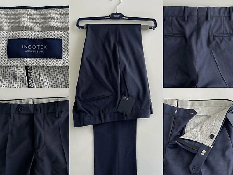 Incotex Loungehose INCOTEX Italia Venezia Lana Wool Wolle Trousers Hose Chi günstig online kaufen