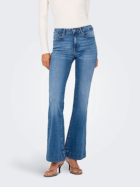 ONLY Bootcut-Jeans "ONLBLUSH MID RETROFLARED DNM DIA550 NOOS" günstig online kaufen
