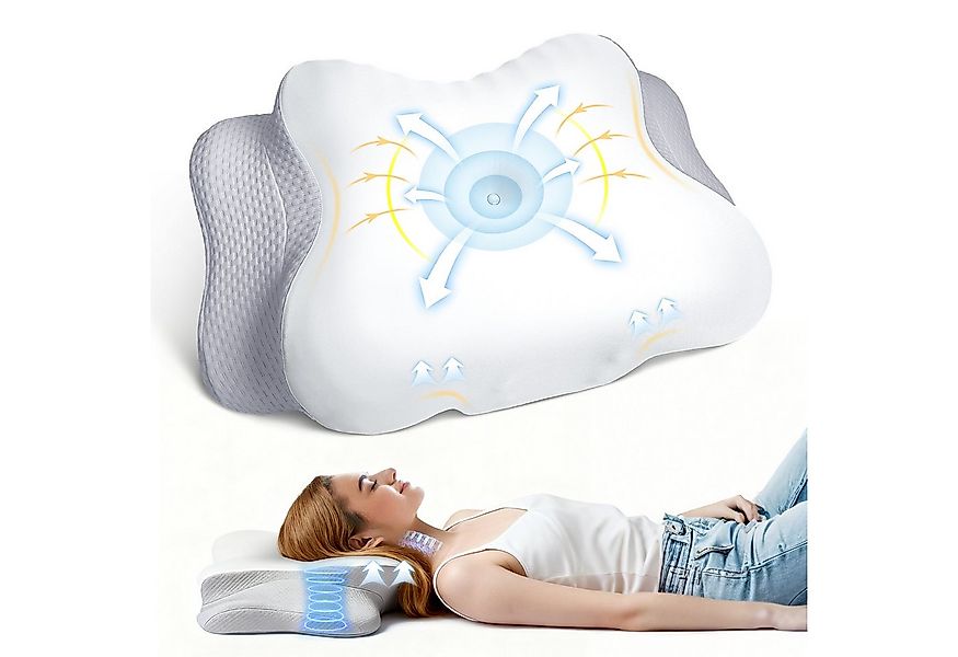 ANYSUN Nackenstützkissen Schlafkissen, Ergonomisches Orthopädisches Kissen, günstig online kaufen