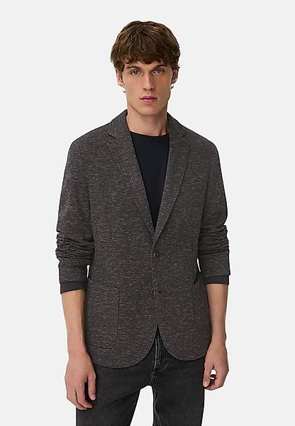 camel active Jerseysakko im Baumwoll-Mix Langarm Reverskragen Jerseysakko günstig online kaufen