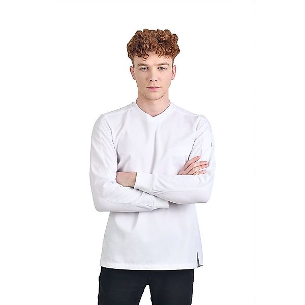 aurora Objektwäsche Kochjacke Jona LS weiss günstig online kaufen