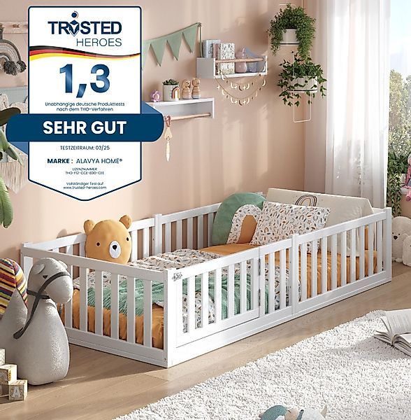 Alavya Home® Kinderbett Bodenbett "TITAN" mit günstig online kaufen