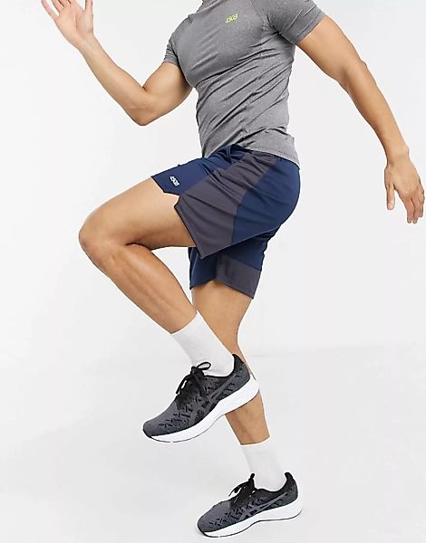 ASOS 4505 – Trainings-Shorts mit Kontrastbahn-Blau günstig online kaufen