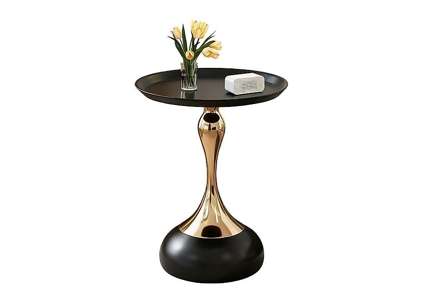 TWSOUL Couchtisch Runder Beistelltisch Metall Vintage Nachttisch Kaffeetisc günstig online kaufen