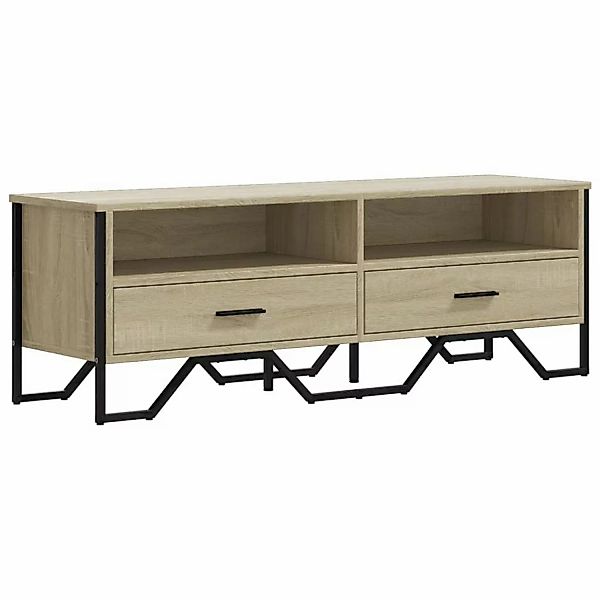 VidaXL TV-Schrank Sonoma-Eiche 122x34x41 cm Holzwerkstoff günstig online kaufen