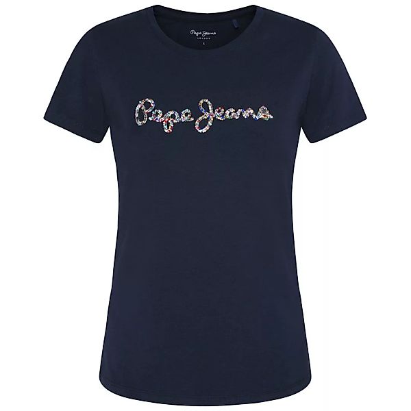 Pepe Jeans Dorita Kurzärmeliges T-shirt S Dark Ocean günstig online kaufen