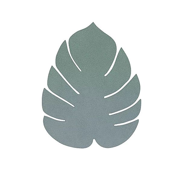 LIND DNA Untersetzer NUPO Untersetzer Monstera Leaf pastel green 14x12 (grü günstig online kaufen