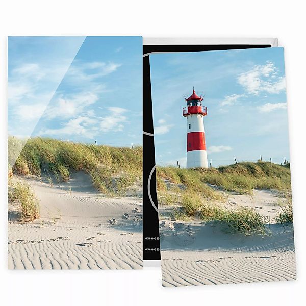 Herdabdeckplatte Leuchtturm an der Nordsee günstig online kaufen
