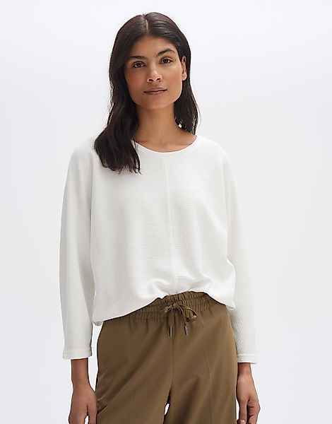 OPUS Langarmshirt Rippshirt SUZZINA günstig online kaufen