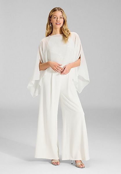 SWING Schal - Schlupf-Stola aus Chiffon mit Ärmelschlitzen, Lockere Passfor günstig online kaufen