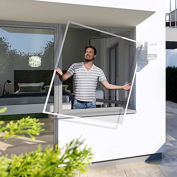 Windhager Insektenschutz-Fensterrahmen PLUS, BxH: 140x150 cm günstig online kaufen