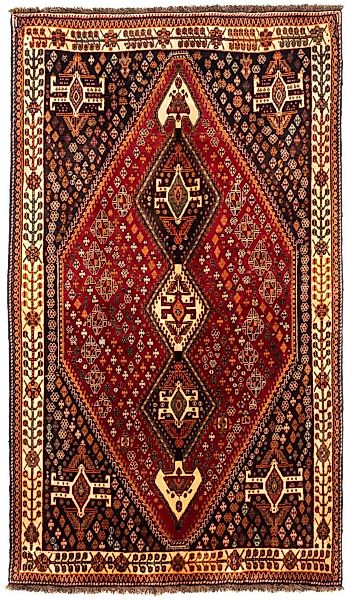 morgenland Wollteppich »Shiraz Medaillon 270 x 175 cm«, rechteckig günstig online kaufen